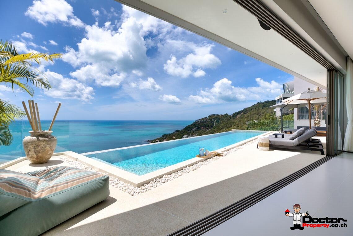 Luxury 5 Bedroom Sea View Villa - Chaweng Noi - Koh Samui - for sale